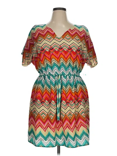 Pre-owned Lane Bryant Casual Dress In Blue