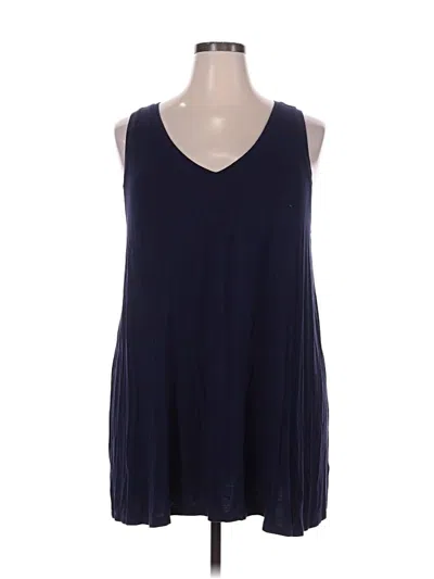 Pre-owned Lane Bryant Casual Dress In Blue