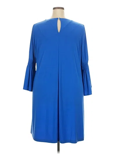 Pre-owned Lane Bryant Casual Dress In Blue