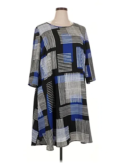 Pre-owned Lane Bryant Casual Dress In Blue