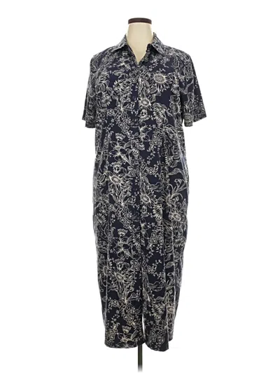 Pre-owned Lane Bryant Casual Dress In Blue