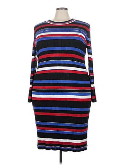 Pre-owned Lane Bryant Casual Dress In Blue