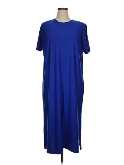 Pre-owned Lane Bryant Casual Dress In Blue
