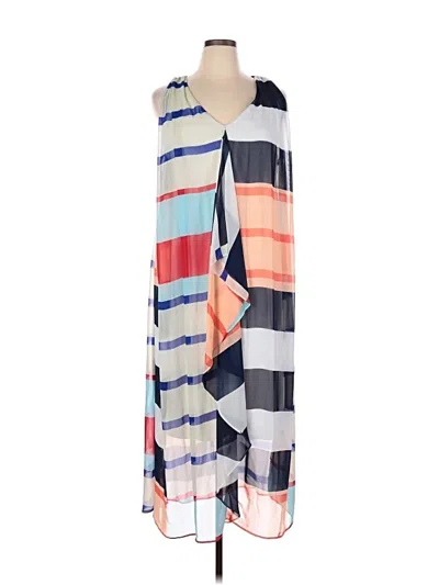 Pre-owned Lane Bryant Casual Dress In Blue