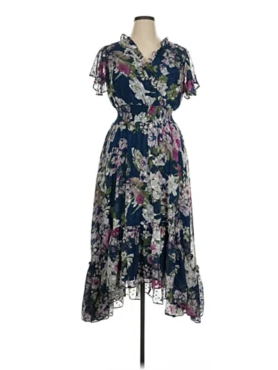 Pre-owned Lane Bryant Casual Dress In Blue