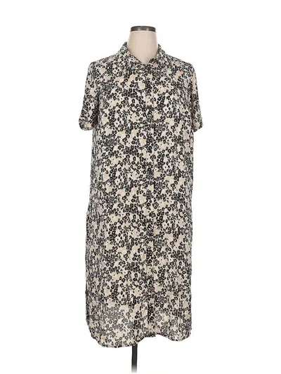 Pre-owned Lane Bryant Casual Dress In Brown