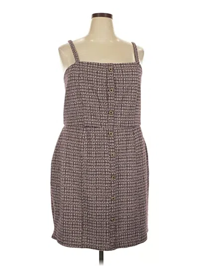 Pre-owned Lane Bryant Casual Dress In Brown