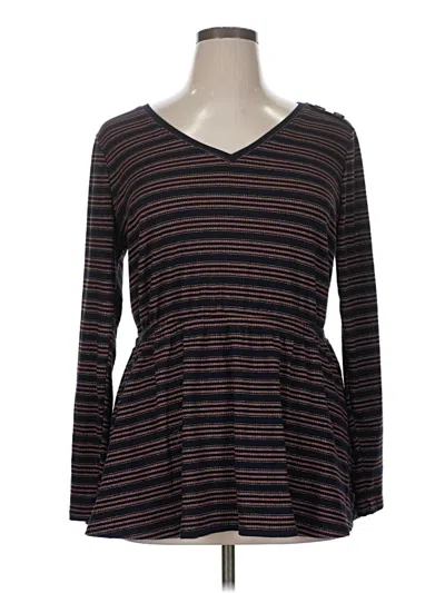 Pre-owned Lane Bryant Casual Dress In Brown