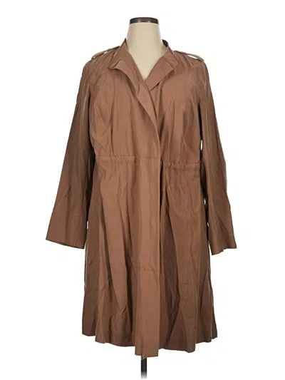 Pre-owned Lane Bryant Casual Dress In Brown