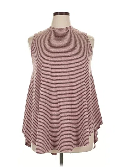 Pre-owned Lane Bryant Casual Dress In Burgundy