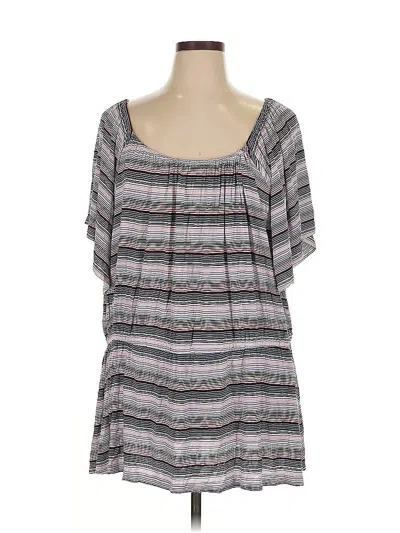 Pre-owned Lane Bryant Casual Dress In Gray