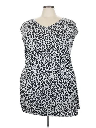 Pre-owned Lane Bryant Casual Dress In Gray