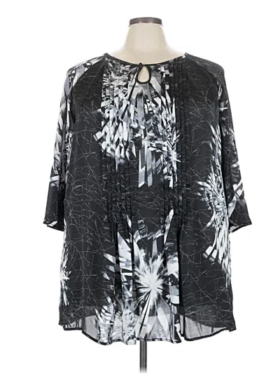 Pre-owned Lane Bryant Casual Dress In Gray