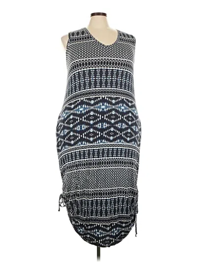Pre-owned Lane Bryant Casual Dress In Gray