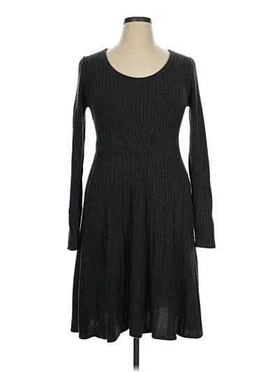 Pre-owned Lane Bryant Casual Dress In Gray