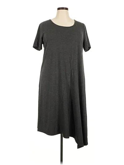 Pre-owned Lane Bryant Casual Dress In Gray