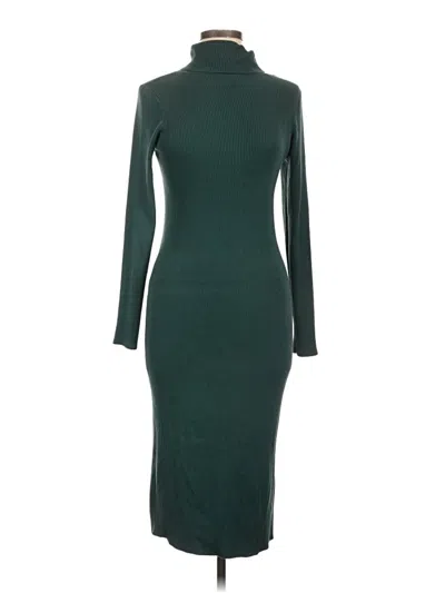 Pre-owned Lane Bryant Casual Dress In Green