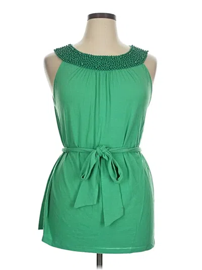Pre-owned Lane Bryant Casual Dress In Green