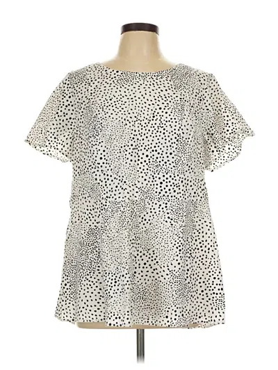 Pre-owned Lane Bryant Casual Dress In Ivory