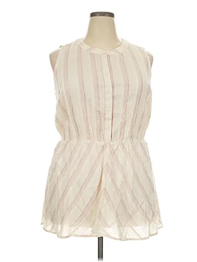 Pre-owned Lane Bryant Casual Dress In Ivory