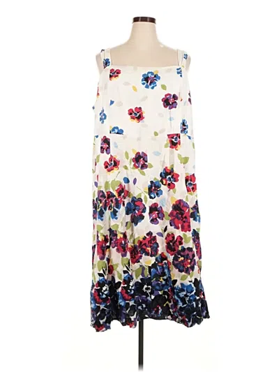 Pre-owned Lane Bryant Casual Dress In Ivory
