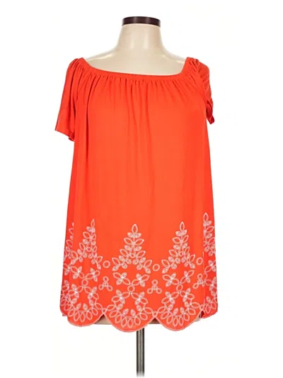 Pre-owned Lane Bryant Casual Dress In Orange