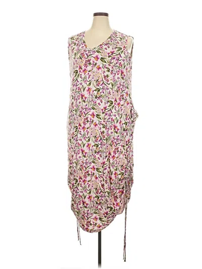 Pre-owned Lane Bryant Casual Dress In Pink