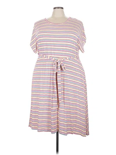Pre-owned Lane Bryant Casual Dress In Pink