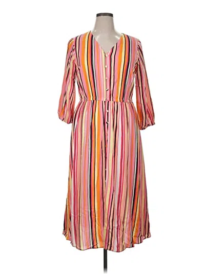Pre-owned Lane Bryant Casual Dress In Pink