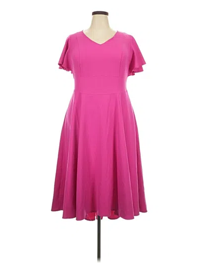 Pre-owned Lane Bryant Casual Dress In Pink