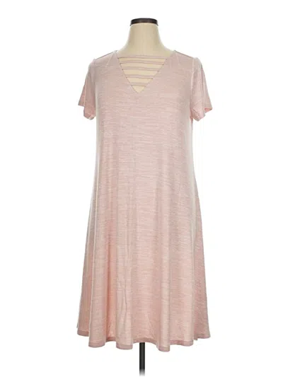 Pre-owned Lane Bryant Casual Dress In Pink