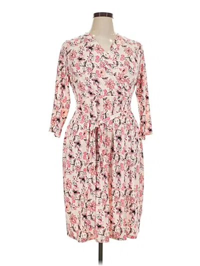 Pre-owned Lane Bryant Casual Dress In Pink