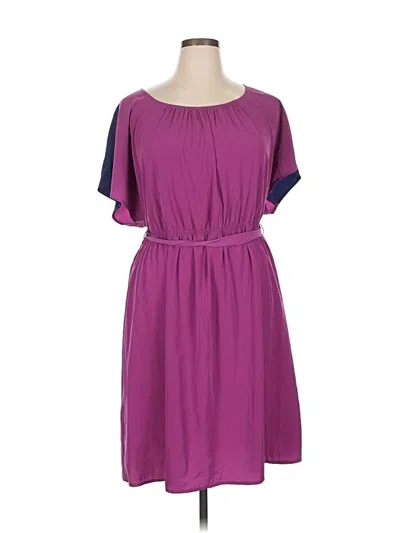 Pre-owned Lane Bryant Casual Dress In Purple