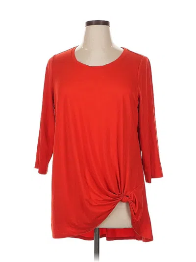 Pre-owned Lane Bryant Casual Dress In Red