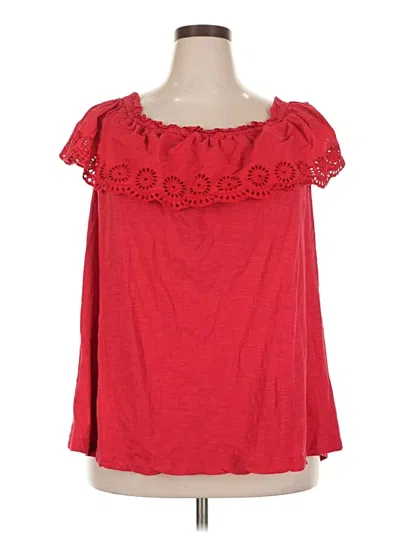 Pre-owned Lane Bryant Casual Dress In Red