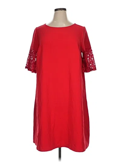 Pre-owned Lane Bryant Casual Dress In Red
