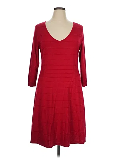 Pre-owned Lane Bryant Casual Dress In Red