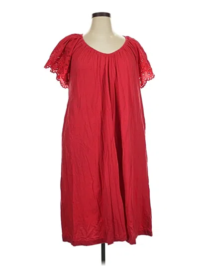 Pre-owned Lane Bryant Casual Dress In Red
