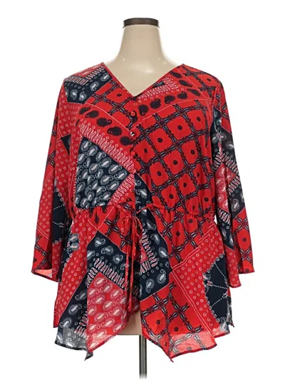 Lane Bryant Casual Dress In Red