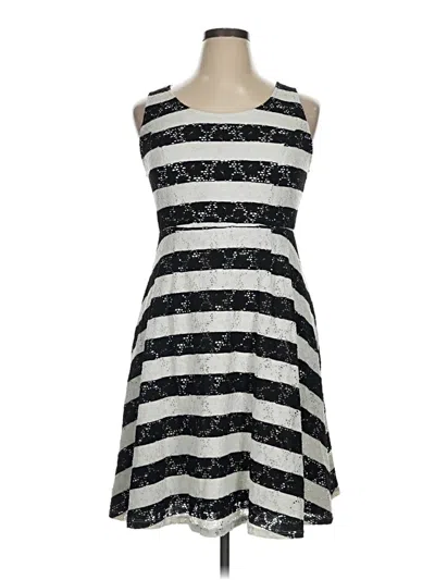 Pre-owned Lane Bryant Casual Dress In Silver