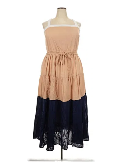 Pre-owned Lane Bryant Casual Dress In Tan
