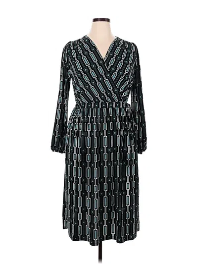 Pre-owned Lane Bryant Casual Dress In Teal