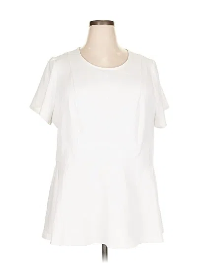 Pre-owned Lane Bryant Casual Dress In White
