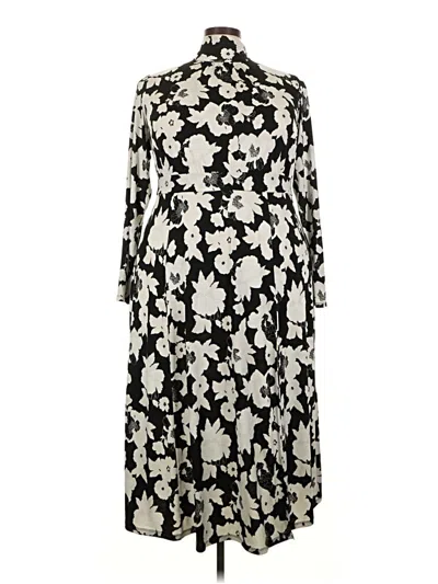 Pre-owned Lane Bryant Casual Dress In White