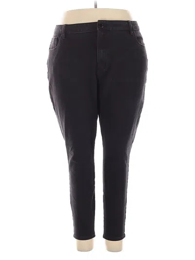 Pre-owned Lane Bryant Casual Pants In Black