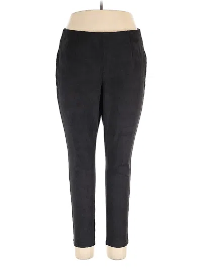 Pre-owned Lane Bryant Casual Pants In Black