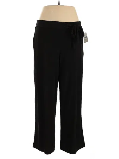 Pre-owned Lane Bryant Casual Pants In Black