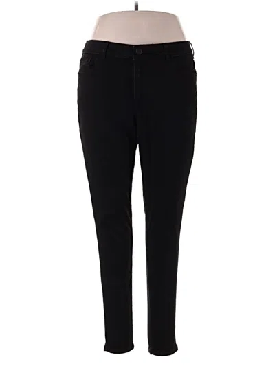 Pre-owned Lane Bryant Casual Pants In Black