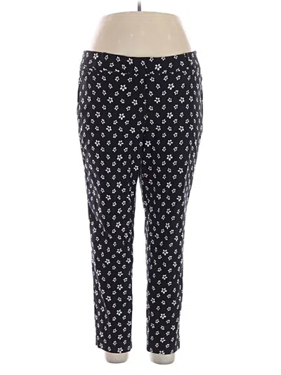 Pre-owned Lane Bryant Casual Pants In Black