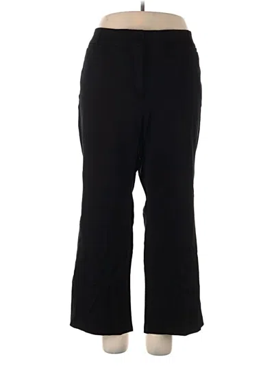 Pre-owned Lane Bryant Casual Pants In Black